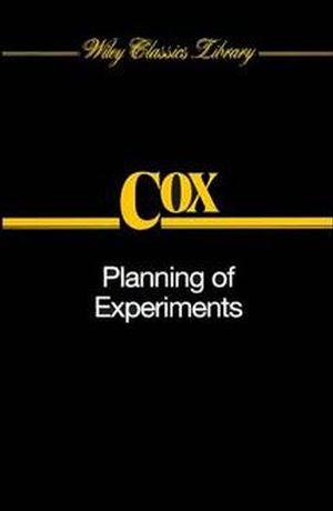 Planning of Experiments (0471574295) cover image