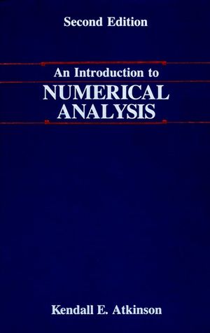 An Introduction to Numerical Analysis, 2nd Edition (0471624896) cover image