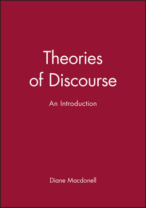 Theories of Discourse: An Introduction (0631148396) cover image