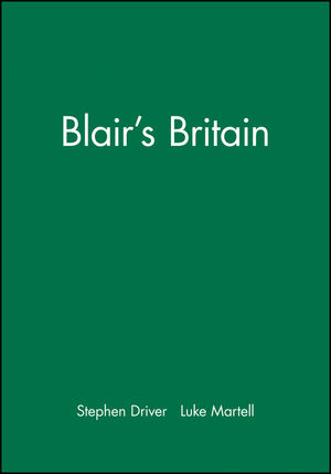 Blair's Britain (0745624596) cover image