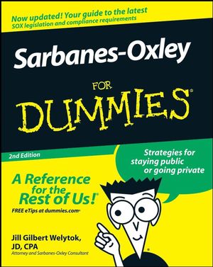Sarbanes-Oxley For Dummies, 2nd Edition (1118052196) cover image