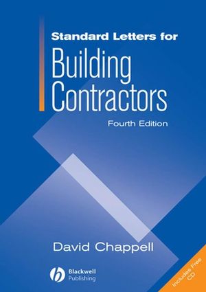 Standard Letters for Building Contractors, 4th Edition (1405177896) cover image