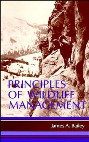 Principles of Wildlife Management (0471016497) cover image