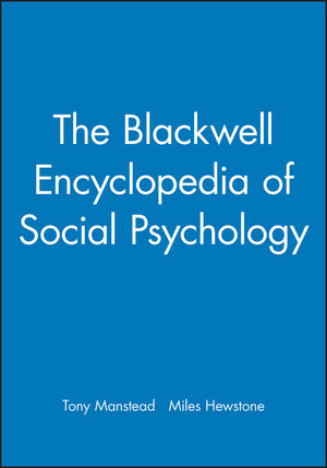 The Blackwell Encyclopedia of Social Psychology (0631202897) cover image