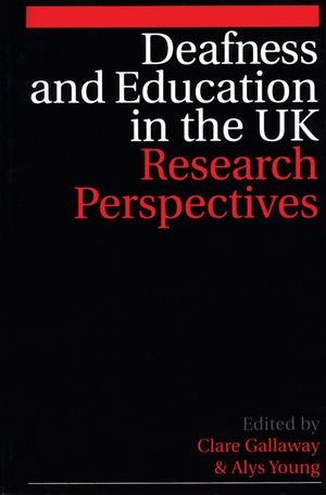 Deafness and Education in the UK: Research Perspectives (1861563698) cover image