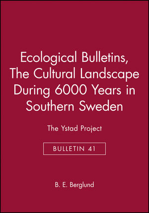 Ecological Bulletins, Bulletin 41, The Cultural Landscape During 6000 Years in Southern Sweden: The Ystad Project (8716110498) cover image