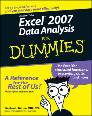 Excel 2007 Data Analysis For Dummies (047004599X) cover image