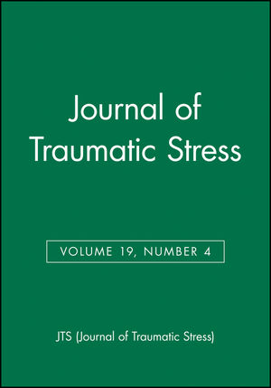 Journal of Traumatic Stress, Volume 19, Number 4 (078798809X) cover image