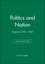 Politics and Nation: England 1450 - 1660, 5th Edition (0631214607) cover image