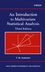 An Introduction to Multivariate Statistical Analysis, 3rd Edition (0471360910) cover image