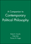 A Companion to Contemporary Political Philosophy (0631199519) cover image