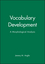Vocabulary Development: A Morphological Analysis (0631224432) cover image