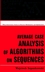 Average Case Analysis of Algorithms on Sequences (047124063X) cover image