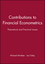 Contributions to Financial Econometrics: Theoretical and Practical Issues (140510743X) cover image