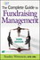 The Complete Guide to Fundraising Management, 3rd Edition (047037506X) cover image