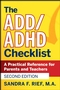 The ADD / ADHD Checklist: A Practical Reference for Parents and Teachers, 2nd Edition (0470189703) cover image