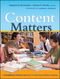 Content Matters: A Disciplinary Literacy Approach to Improving Student Learning (0470434112) cover image