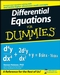 Differential Equations For Dummies (0470178140) cover image