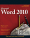 Word 2010 Bible (0470591846) cover image