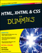HTML, XHTML and CSS For Dummies, 7th Edition (0470916591) cover image