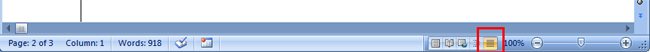 Figure 2: Another way to select Draft view
