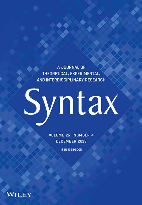 Semantics in Generative Grammar | Wiley