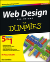 Web Design All-in-One For Dummies, 2nd Edition (1118404106) cover image Web Design All-in-One For Dummies, 2nd Edition (1118404106) cover image