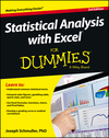 Statistical Analysis with Excel For Dummies, 3rd Edition (1118464311) cover image Statistical Analysis with Excel For Dummies, 3rd Edition (1118464311) cover image