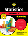 Statistics Workbook For Dummies with Online Practice, 2nd Edition (1119547512) cover image Statistics Workbook For Dummies with Online Practice, 2nd Edition (1119547512) cover image