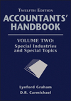 Accountants' Handbook, Volume Two, Special Industries and Special Topics, 12th Edition (1118407113) cover image