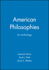 American Philosophies: An Anthology (0631210016) cover image