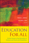 Education For All: Critical Issues in the Education of Children and Youth with Disabilities  (1118754816) cover image