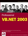 Professional VB.NET 2003 (0764559923) cover image