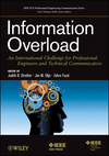 Information Overload: An International Challenge for Professional Engineers and Technical Communicators (1118230132) cover image