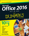 Office 2016 All-In-One For Dummies (1119083133) cover image Office 2016 All-In-One For Dummies (1119083133) cover image