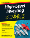 High Level Investing For Dummies (1119140838) cover image High Level Investing For Dummies (1119140838) cover image