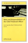 Roles and Responsibilities of the Chief Financial Officer: New Directions for Higher Education, Number 107 (0470643439) cover image