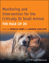 Monitoring and Intervention for the Critically Ill Small Animal: The Rule of 20 (1118900839) cover image