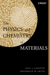 The Physics and Chemistry of Materials (0471057940) cover image