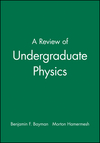 A Review of Undergraduate Physics (0471816841) cover image
