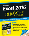 Excel 2016 For Dummies Book + Online Videos Bundle (1119077044) cover image Excel 2016 For Dummies Book + Online Videos Bundle (1119077044) cover image