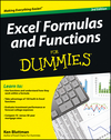 Excel Formulas and Functions For Dummies, 3rd Edition (1118460847) cover image Excel Formulas and Functions For Dummies, 3rd Edition (1118460847) cover image