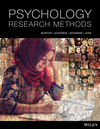 Psychology Research Methods, 1st Edition (0730362949) cover image