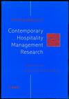 The Handbook of Contemporary Hospitality Management Research (0471983950) cover image
