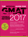 The Official Guide for GMAT Verbal Review 2017 with Online Question Bank and Exclusive Video (1119253950) cover image