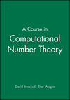 A Course in Computational Number Theory (0470412151) cover image