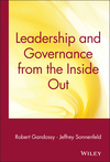 Leadership and Governance from the Inside Out (0471671851) cover image