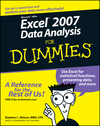 Excel 2007 Data Analysis For Dummies (1118051351) cover image Excel 2007 Data Analysis For Dummies (1118051351) cover image