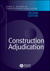 Construction Adjudication, 2nd Edition (1405106352) cover image