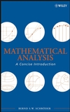 Mathematical Analysis: A Concise Introduction (0470107960) cover image
